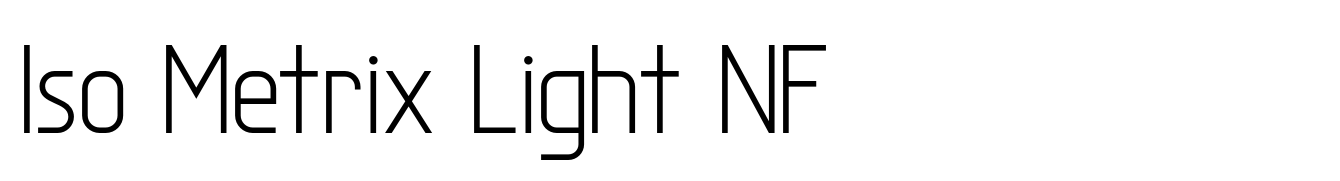 Iso Metrix Light NF